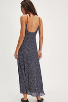 Zoey Printed Maxi Dress - Navy Combo by Free People — alternate view