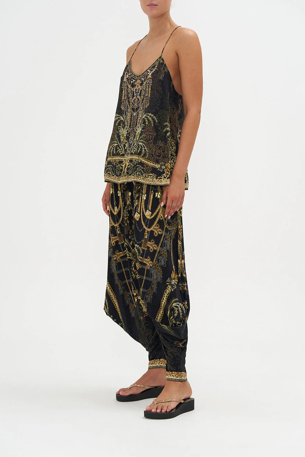 T Back Shoestring Top - The Night is Noir by Camilla — view 4