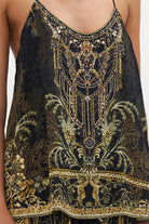 T Back Shoestring Top - The Night is Noir by Camilla — alternate view