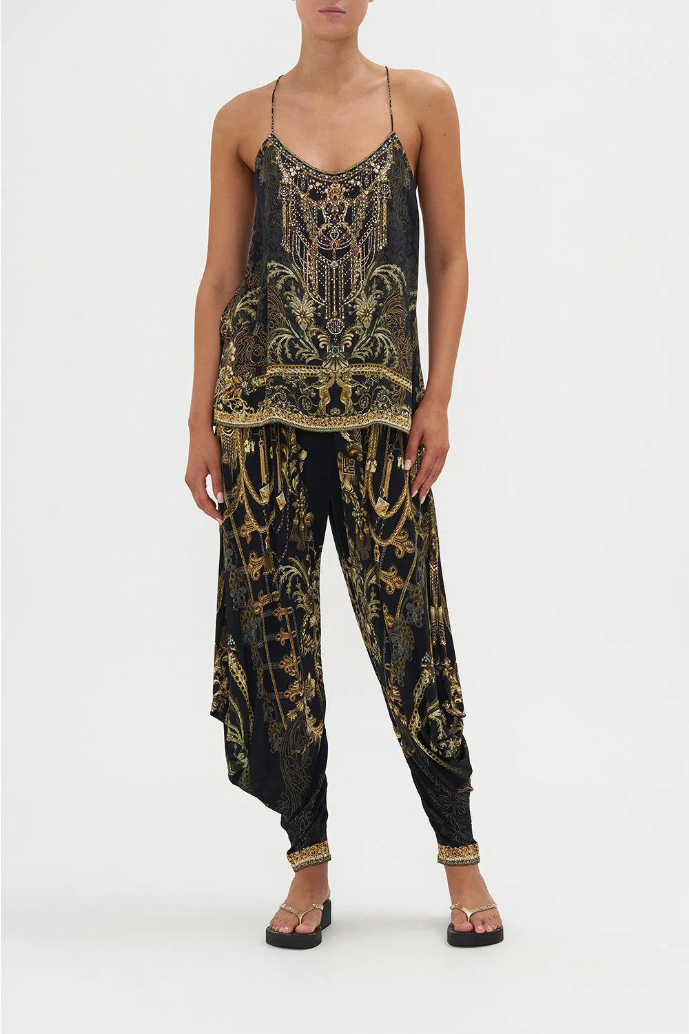 T Back Shoestring Top - The Night is Noir by Camilla — view 3