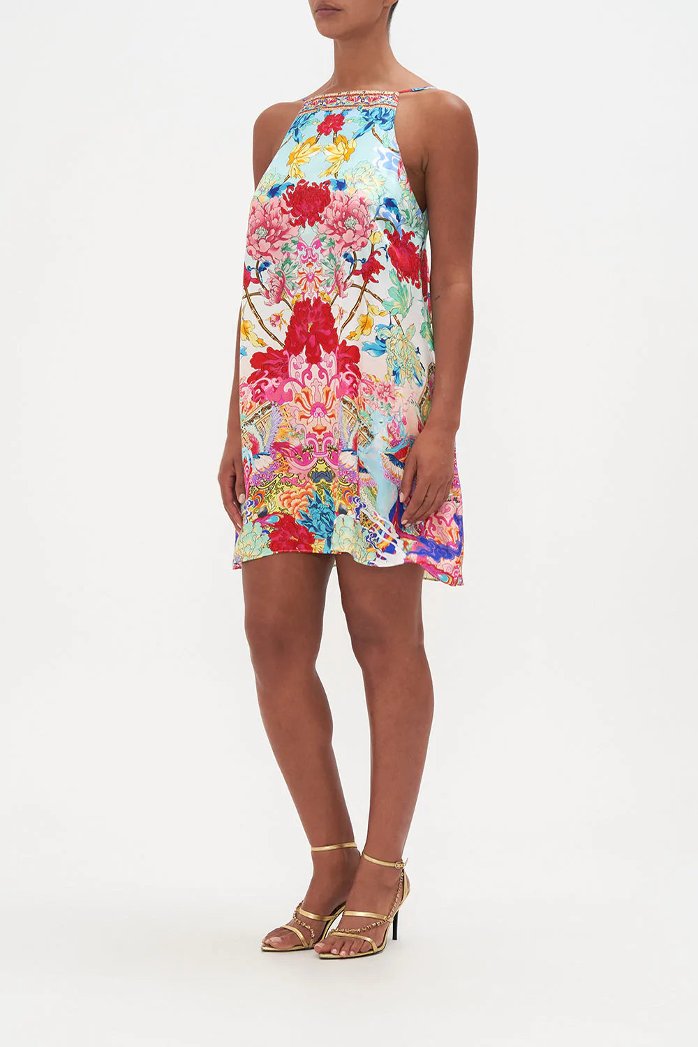 High Neck Low Back Shift Dress - Go Stag by Camilla — view 3