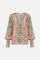 Shirred Cuff Blouse - Queen Atlantis by Camilla — view 6