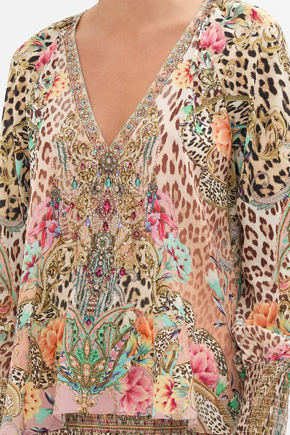 Shirred Cuff Blouse - Queen Atlantis by Camilla — alternate view