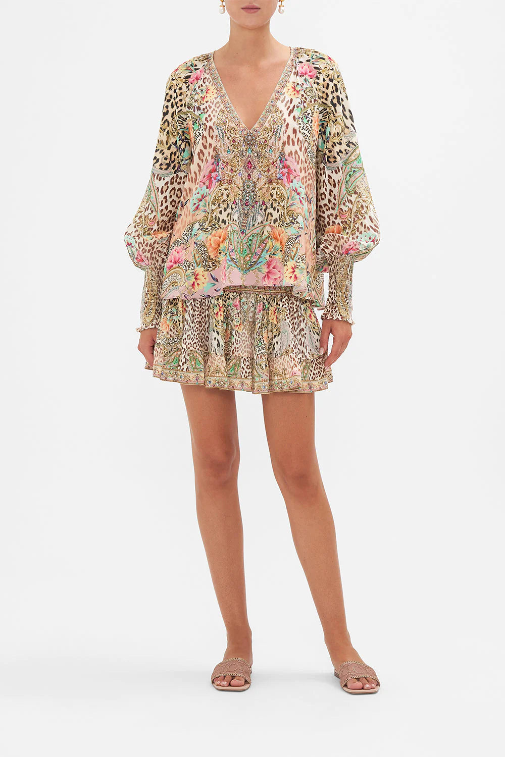 Shirred Cuff Blouse - Queen Atlantis by Camilla — view 3