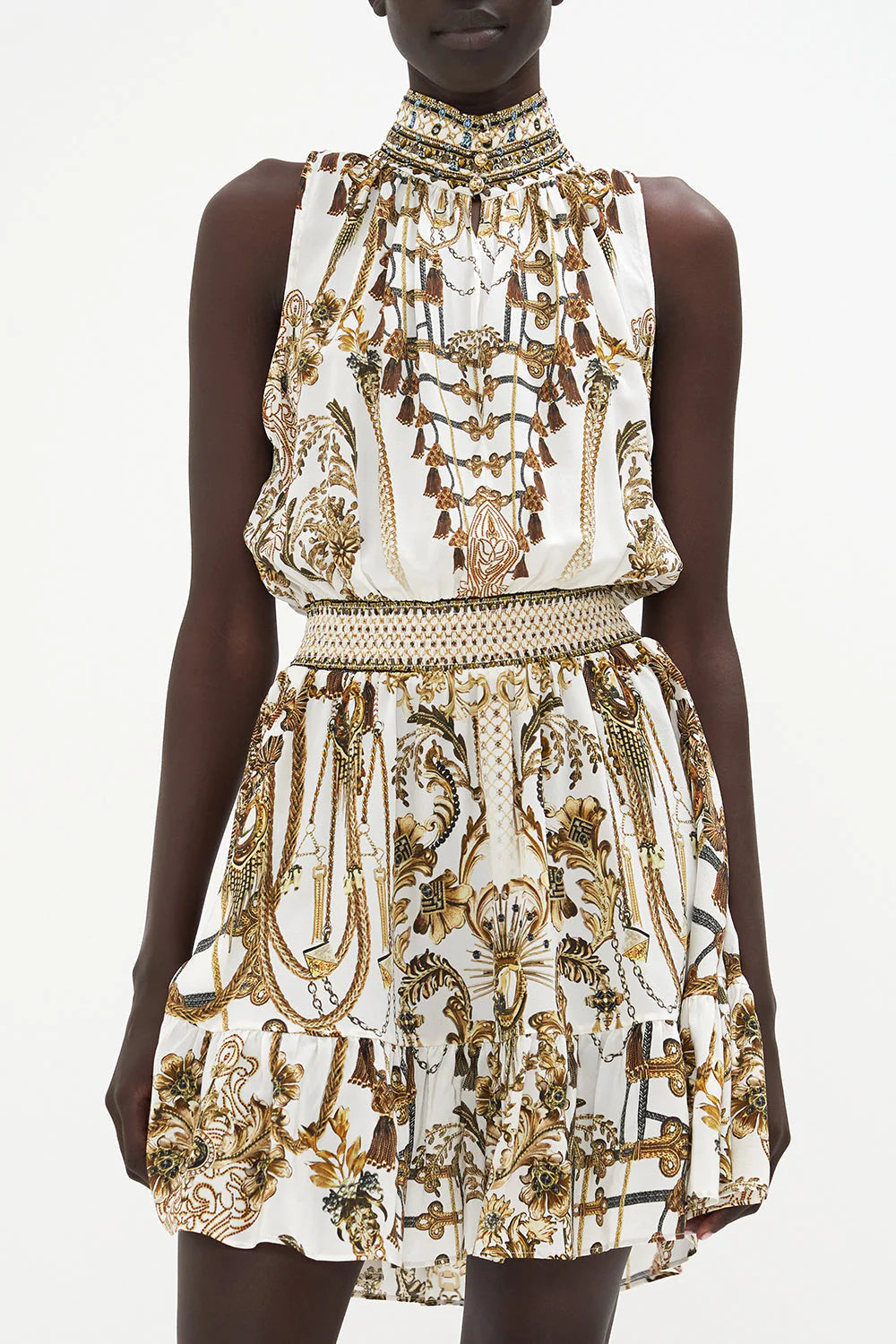 High Neck Sleeveless Mini Dress - Road to Richesse by Camilla — alternate view