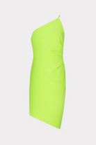 Naya Cady Dress - Chartreuse by Milly — alternate view