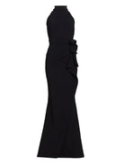 Gudrum Long Dress - Black by Chiara Boni — view 3