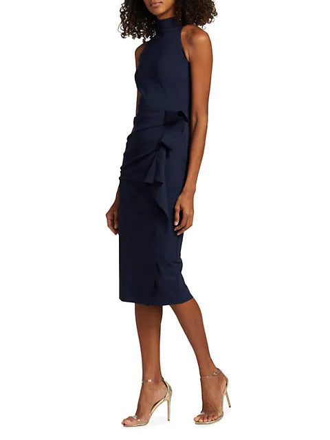 Gudrum Dress - Blu Notte by Chiara Boni — view 4