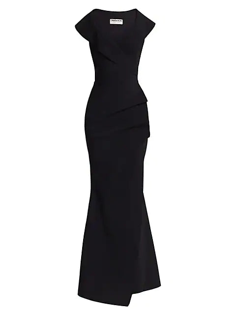 Fiy Norc Long Dress - Black by Chiara Boni — view 3