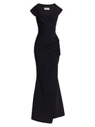Fiy Norc Long Dress - Black by Chiara Boni — view 3