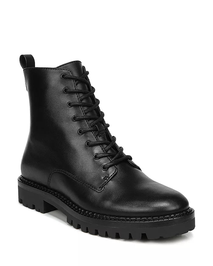 Leather Cabria Lug Boot - Black by Vince — alternate view