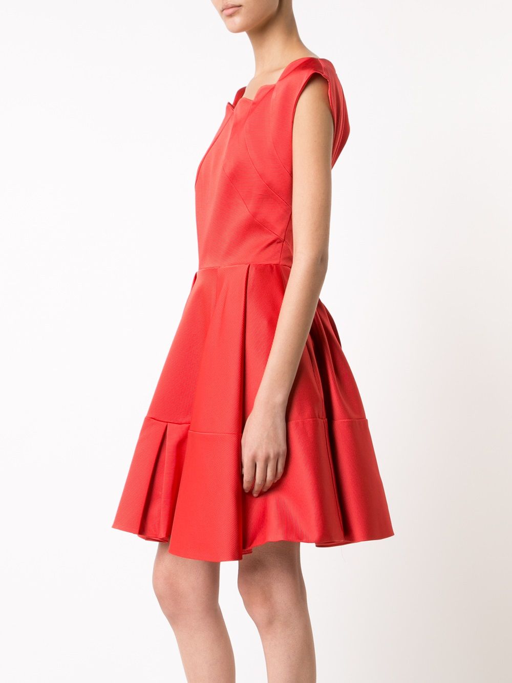 Cordelia Dress - Coral by Zac Posen — view 3