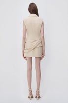 Messina Blazer Mini Dress - Dried Pineapple by Jonathan Simkhai — view 5