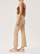 Bridget Corduroy Boot High Rise Instasculpt Crop - Sand by DL1961 — alternate view