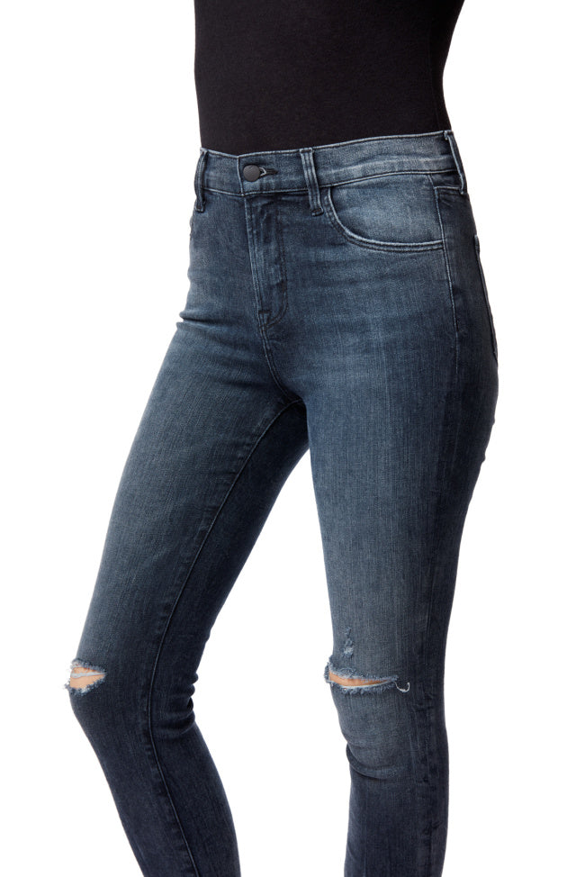 Alana High Rise Cropped Super Skinny - Flurry by J Brand — view 4
