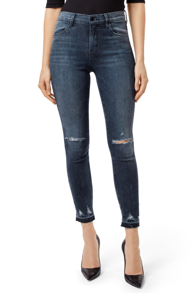 Alana High Rise Cropped Super Skinny - Flurry by J Brand — view 7