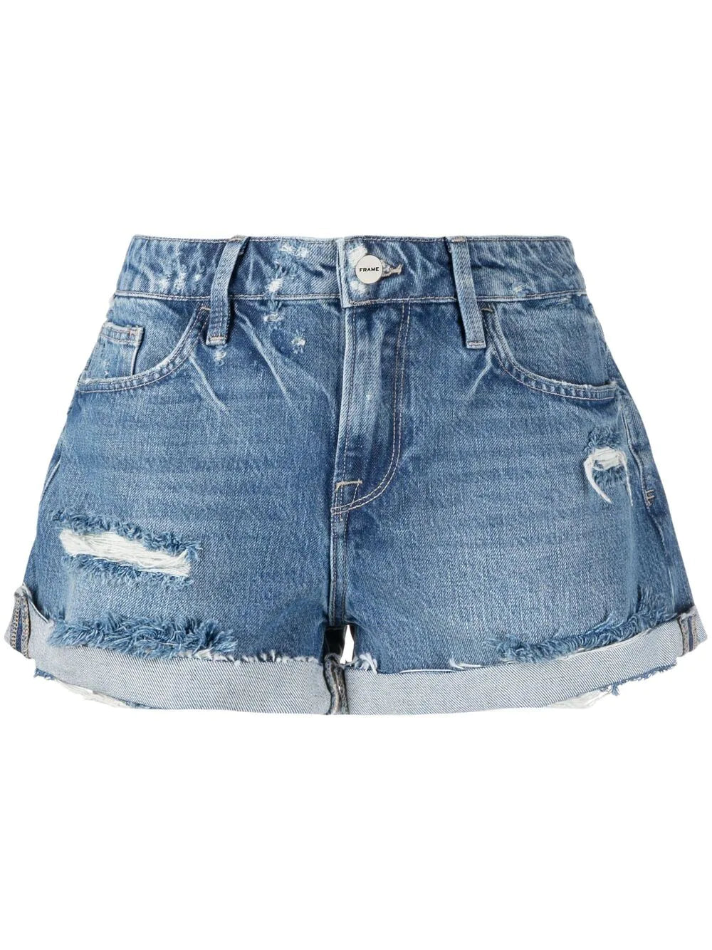 Le Grand Garcon Rip Shorts - Mori by Frame — alternate view