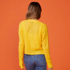 Mohair Cardigan - Sunshine by Monrow — view 4