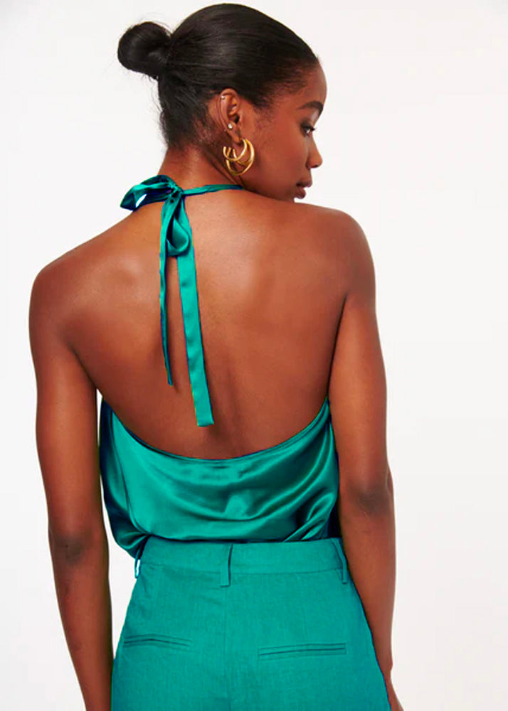 The Jackie Top - Emerald by Cami NYC — alternate view