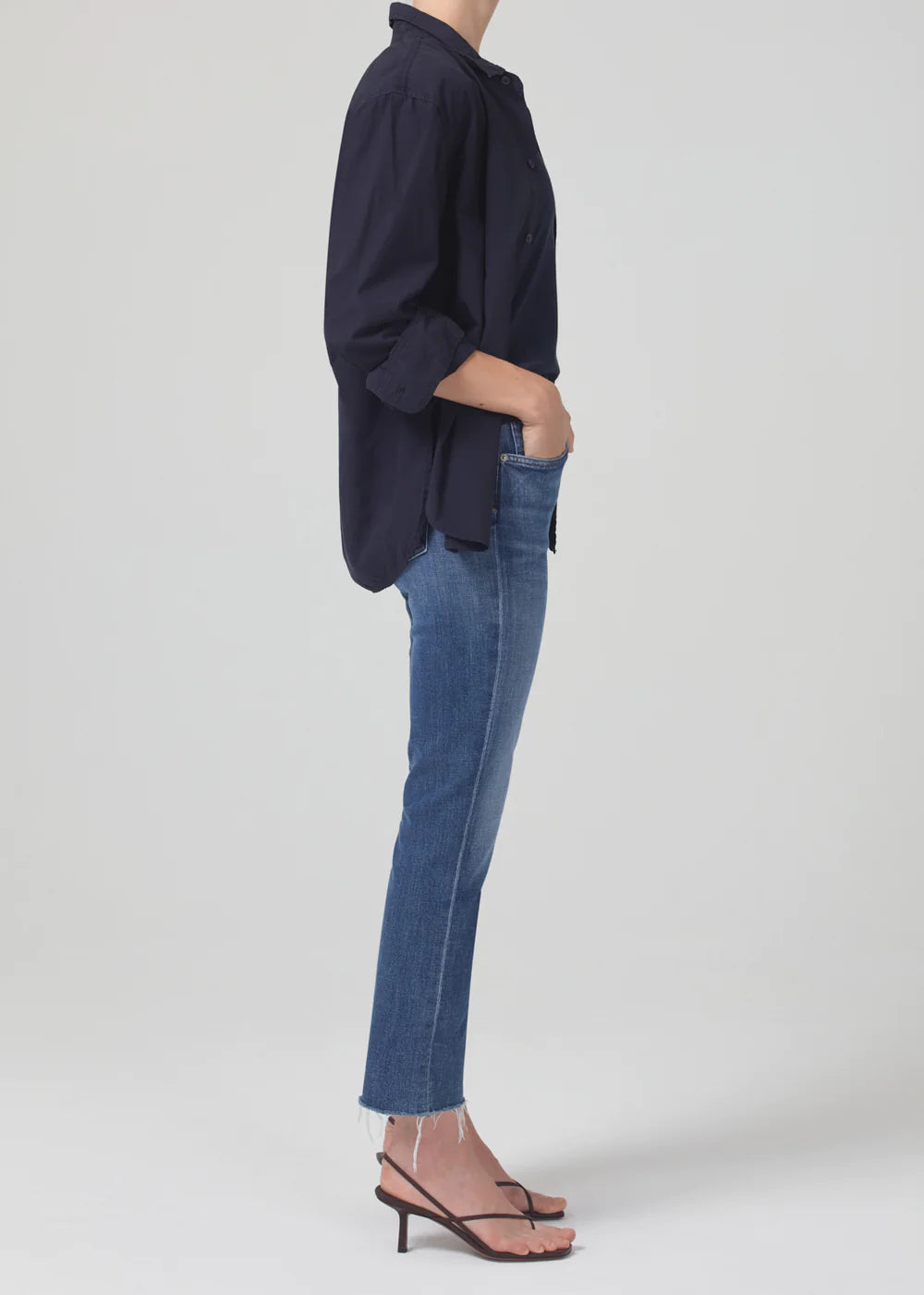 Isola Mid Rise Cropped Boot - Lawless by Citizens of Humanity — view 3