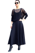 Two Piece Dress - Noir by Indies | 25 South Boutiques