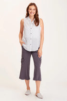 Mazu Gaucho Pant - Griffin Pigment by XCVI — view 4
