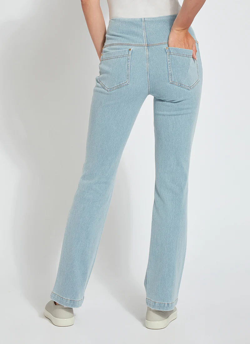 Baby Bootcut Denim - Bleached Blue by Lysse — alternate view