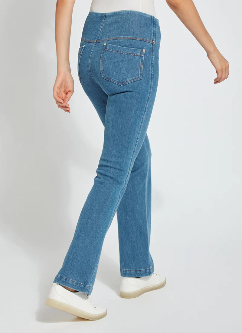 Baby Bootcut Denim - Mid Wash by Lysse — alternate view