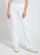 Baby Bootcut Denim - White by Lysse | 25 South Boutiques