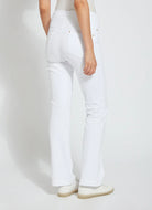 Baby Bootcut Denim - White by Lysse — alternate view