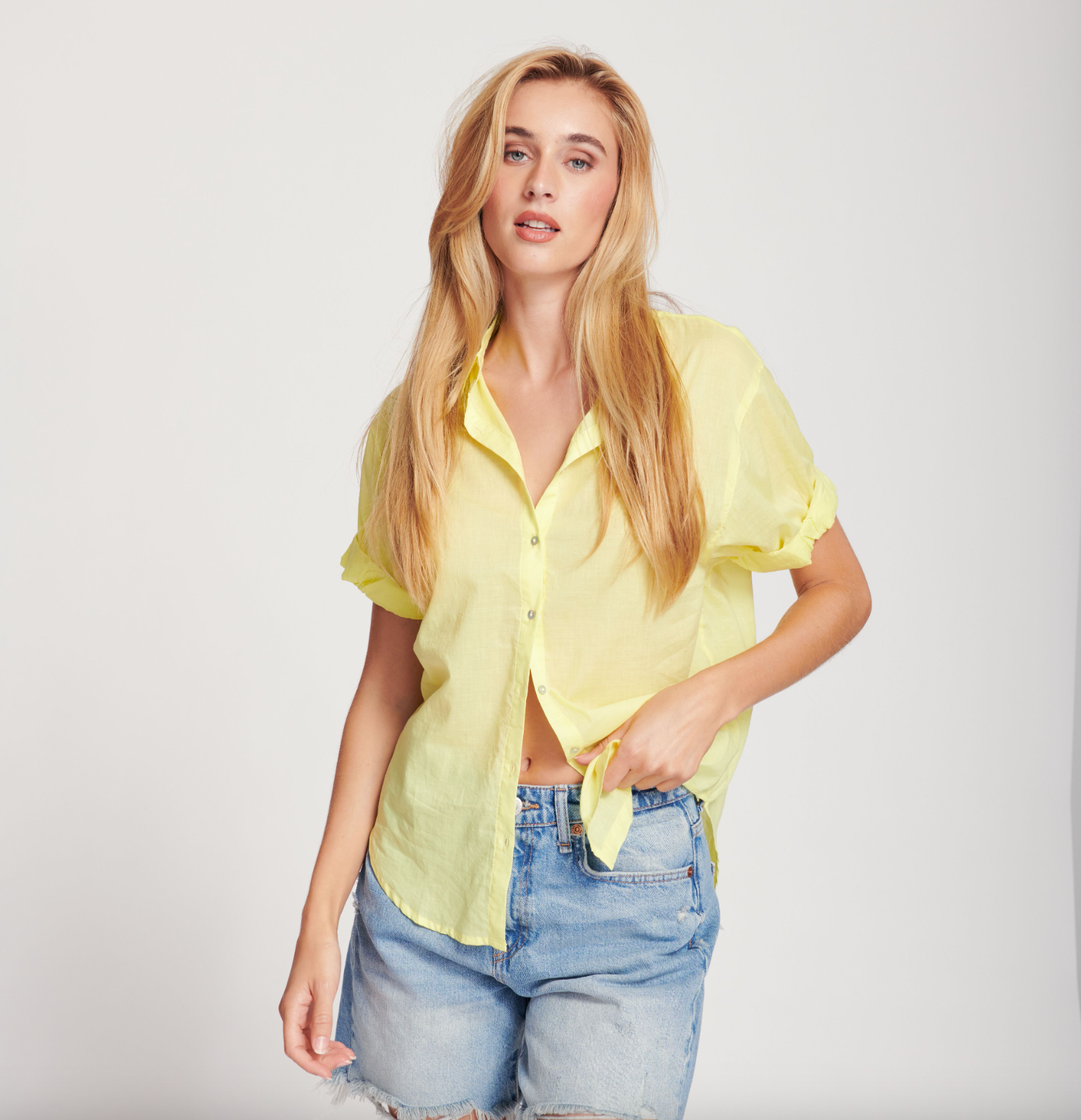 Shaila Shirt - Jaune by Line | 25 South Boutiques