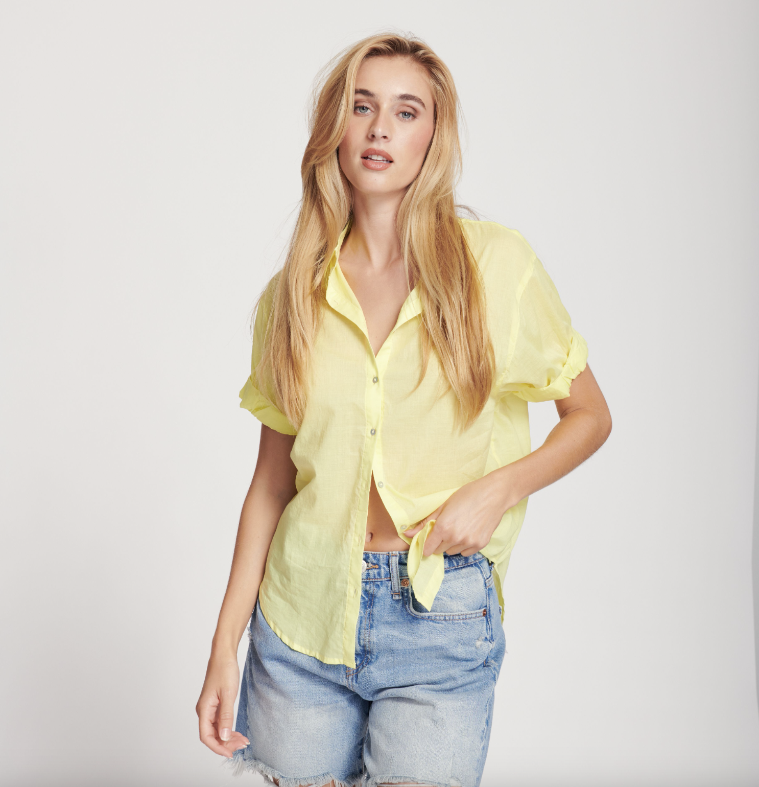Shaila Shirt - Jaune by Line | 25 South Boutiques