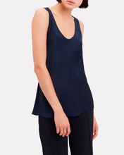 Rachel Satin Tank - Royal by Elizabeth & James | 25 South Boutiques