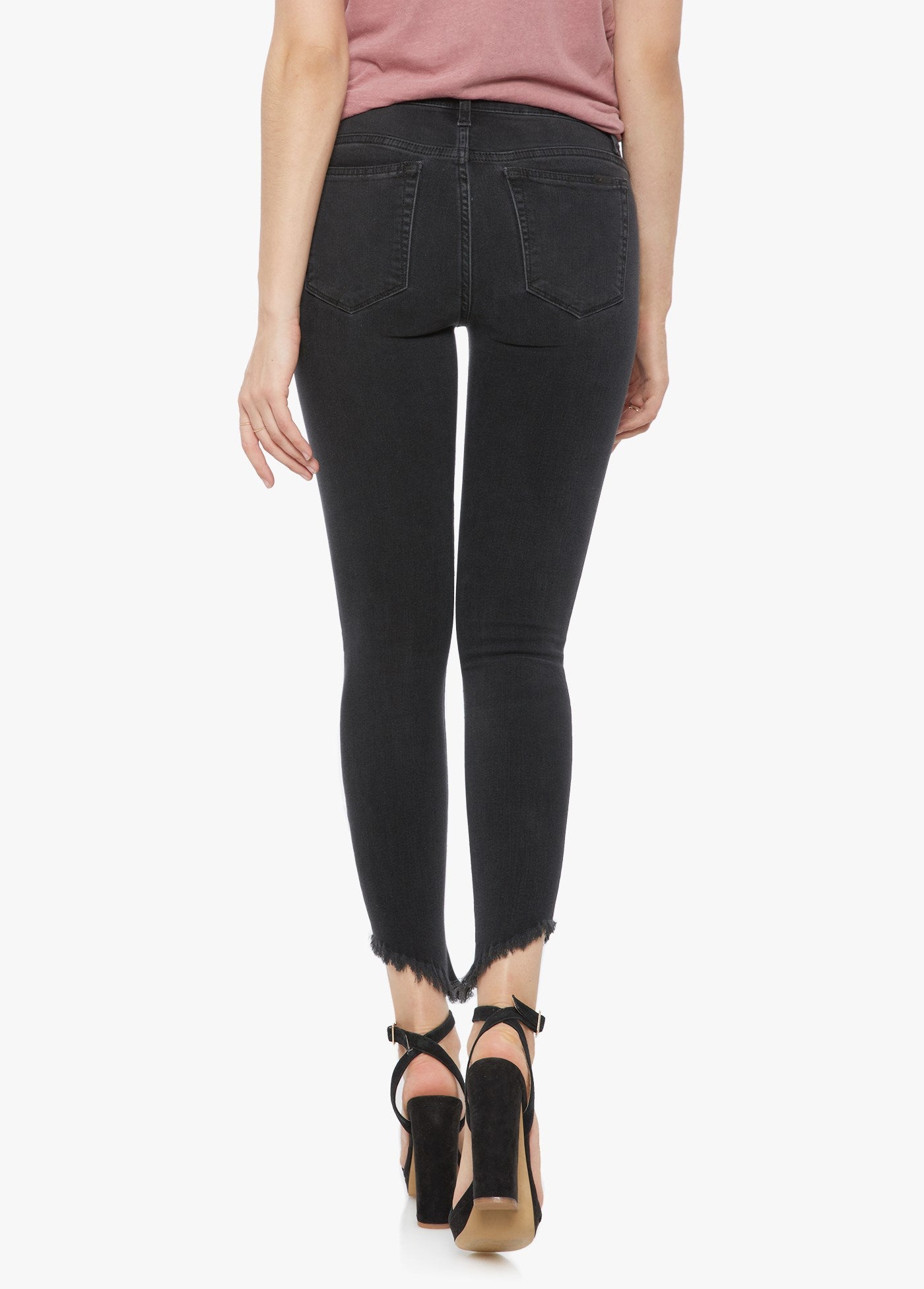 The Icon Ankle Diagonal Fray Hem - Catrina by Joe's Jeans — view 3