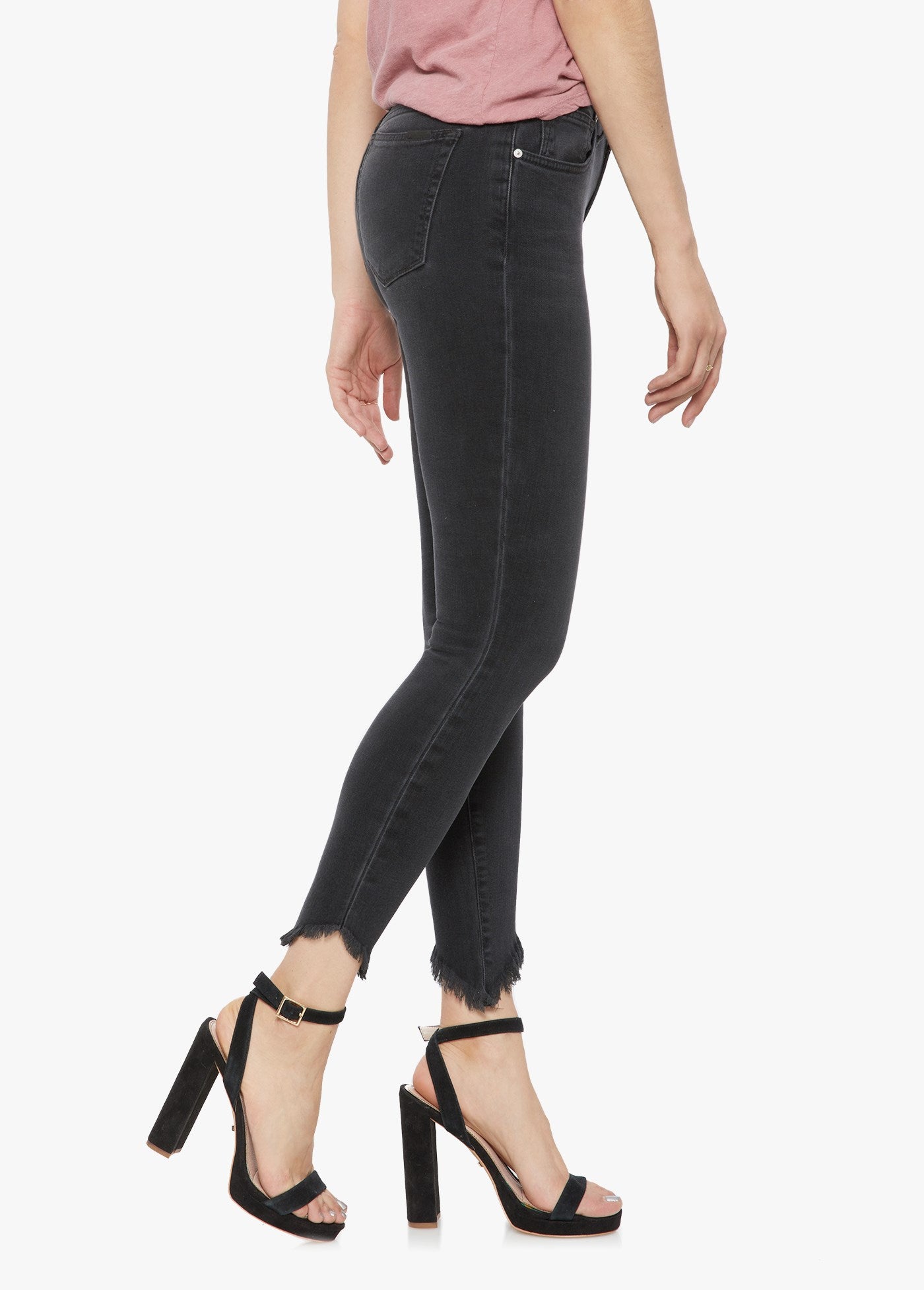 The Icon Ankle Diagonal Fray Hem - Catrina by Joe's Jeans — alternate view