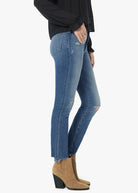 The Milla Chewed Hem High Rise Straight Leg - Yara by Joe's Jeans — view 3