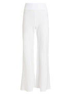 Linen Wide Leg Pant - White by Enza Costa — view 3