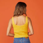 Mohair Tank - Sunshine by Monrow — view 3