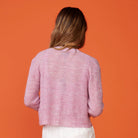 Mohair Cardigan - Raspberry Rose by Monrow — view 4