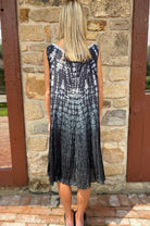 V Neck Dress - Black by Viviana Uchitel — alternate view