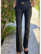 Nansi Pants - Black Python by Bevy Flog | 25 South Boutiques