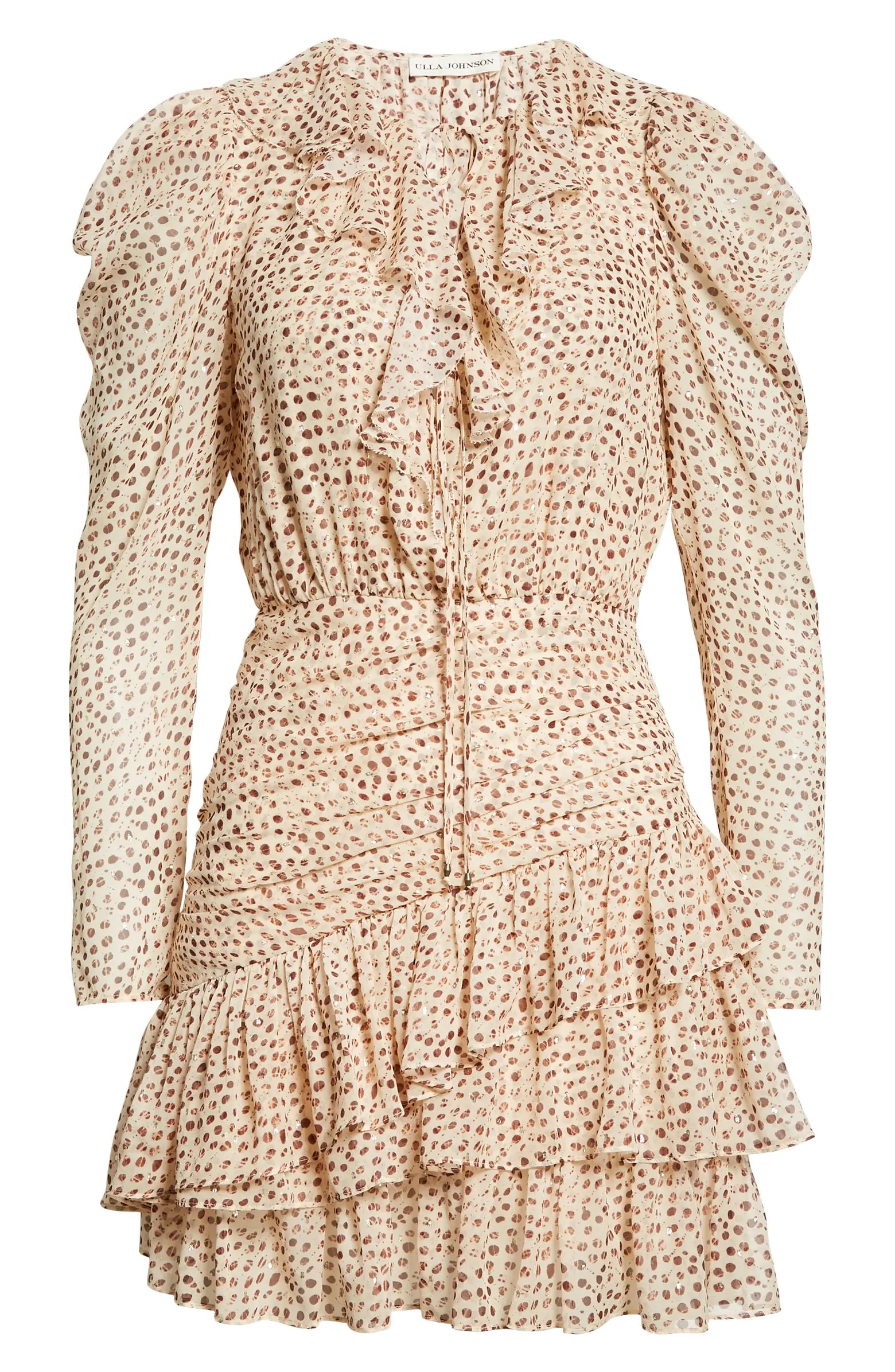 Cecily Dress - Leopard Dot by Ulla Johnson — view 3