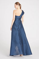Edith High Low A Line Gown - Nautical Navy by Theia — alternate view