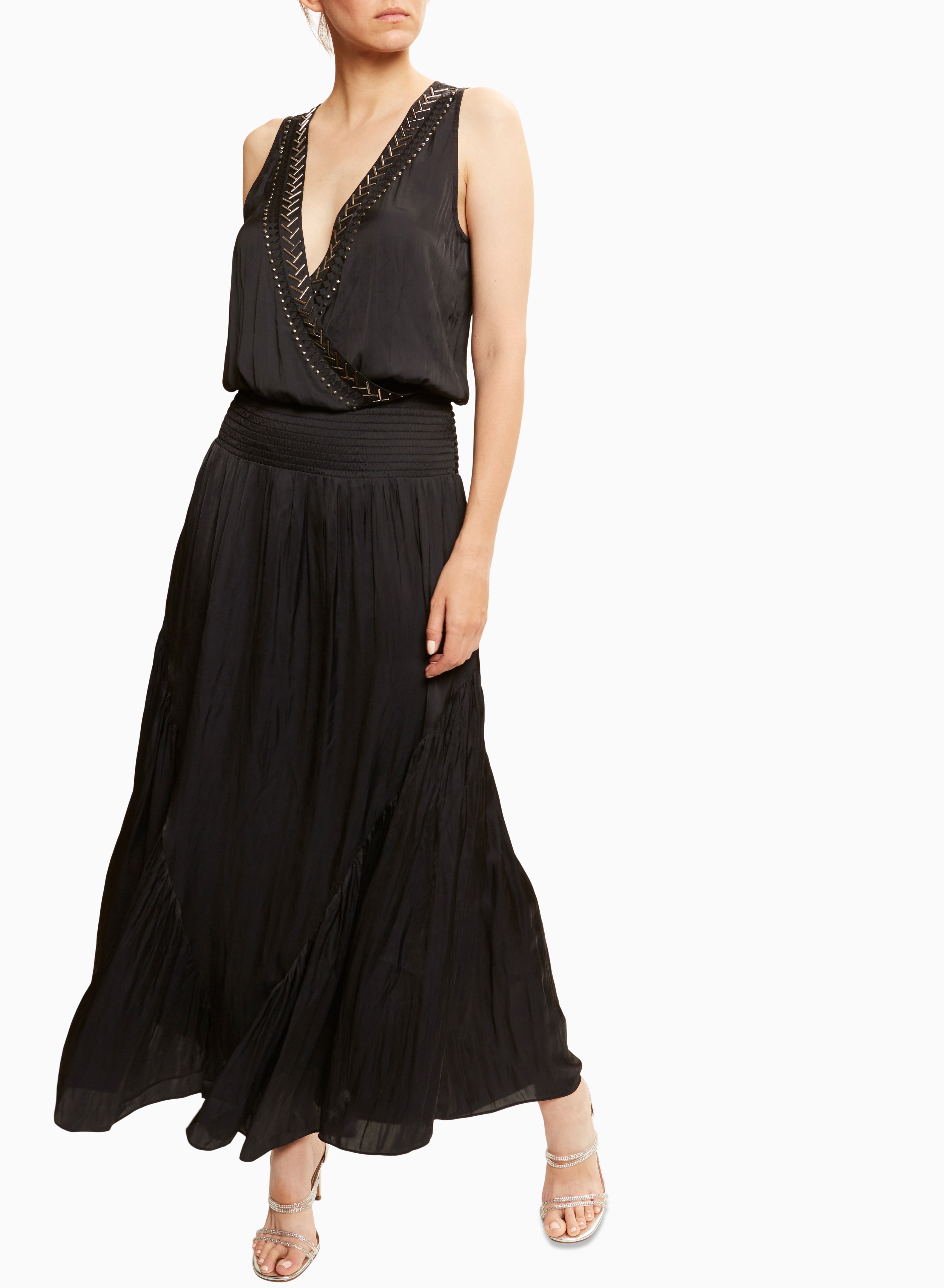 Bruno Embellished Midi Dress - Black by Ramy Brook | 25 South Boutiques