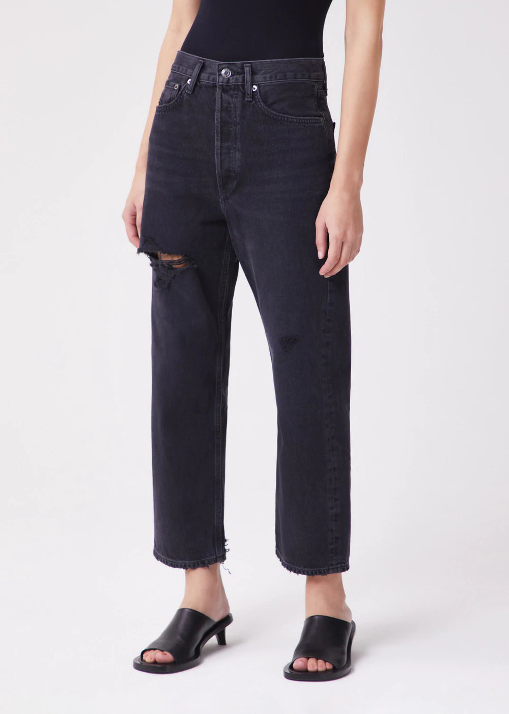 90s Crop Mid Rise Loose Fit - Shutter by AGOLDE — alternate view