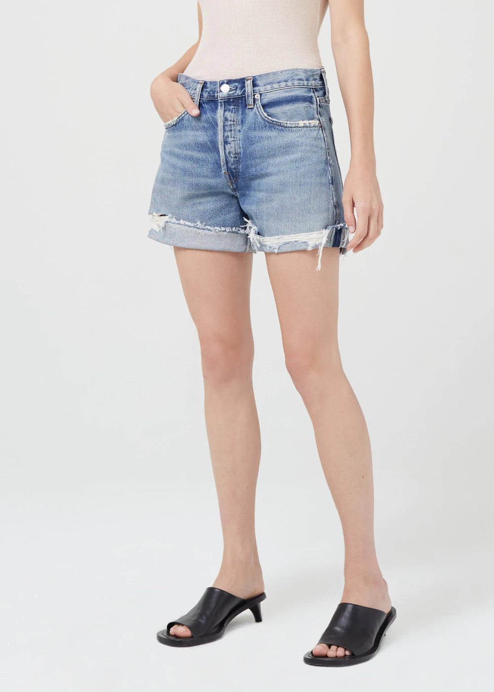 Parker Long Vintage Short - Heat Wave by AGOLDE — view 4