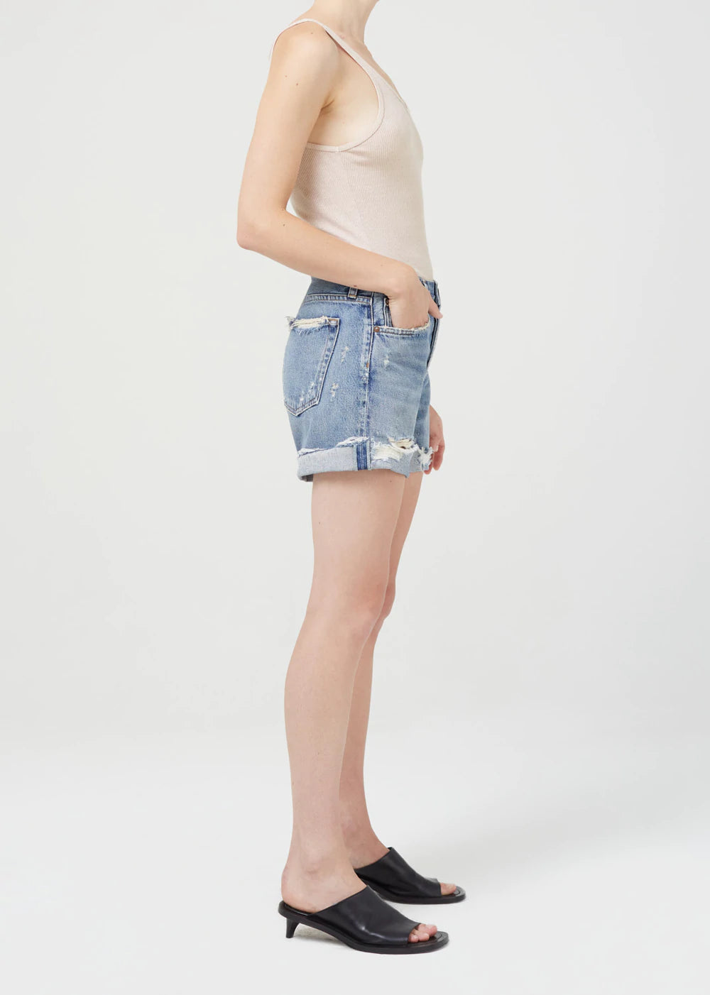 Parker Long Vintage Short - Heat Wave by AGOLDE — view 3