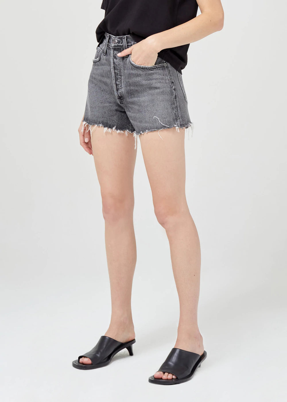 Dee Vintage High Rise Shorts - Moxy by AGOLDE — view 3