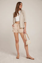 Frayed Pocket Short - Soft Tan by Bella Dahl | 25 South Boutiques