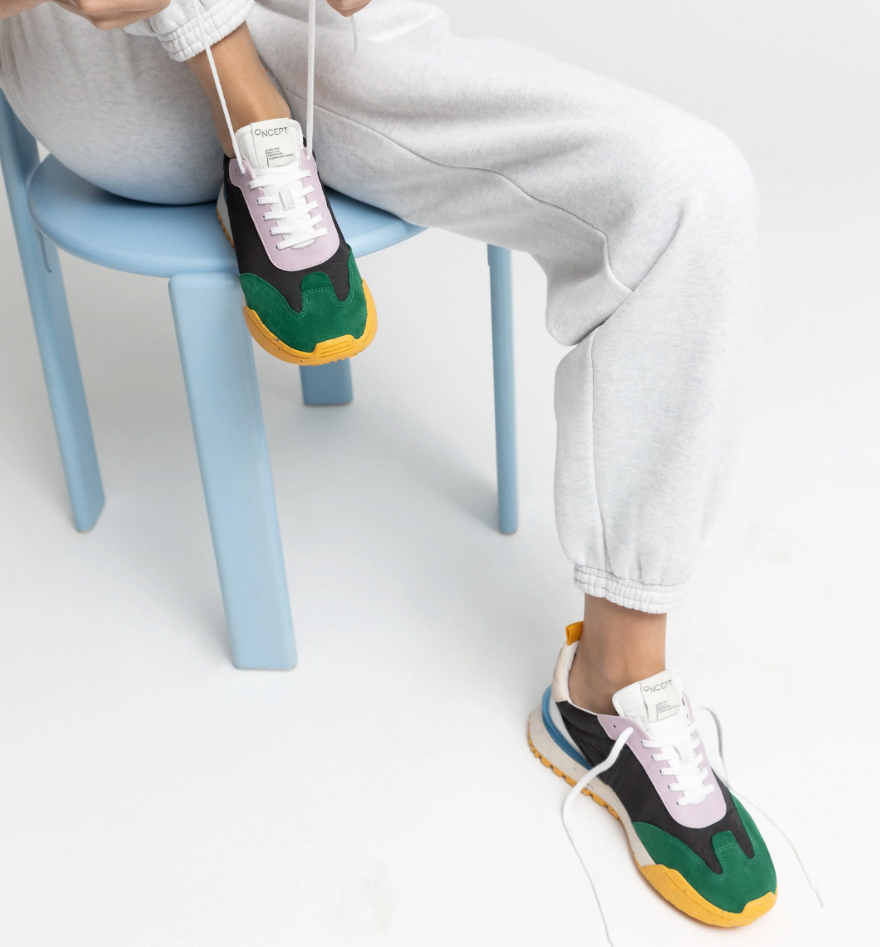 Brooklyn Sneaker - Storm Grey Multi by ONCEPT — view 6
